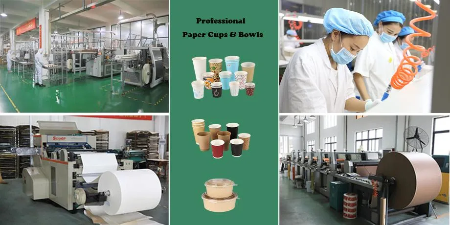 Compostable Paper Cups Disposable Tea Cups Household Custom Thickening Commercial Paper Cups Custom-Printed Logo/Customized Single Double Wall Paper Cup