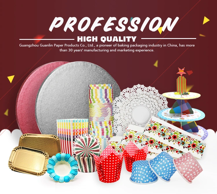 Wholesale LFGB Certification Cupcake 53GSM Aluminum Paper Foil Cup