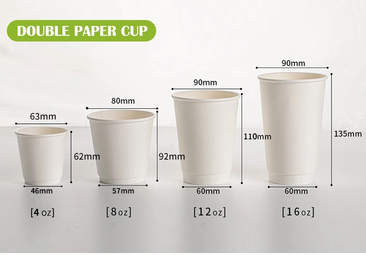 Compostable Biodegradable PLA Bamboo Plastic Free Coffee Paper Cups