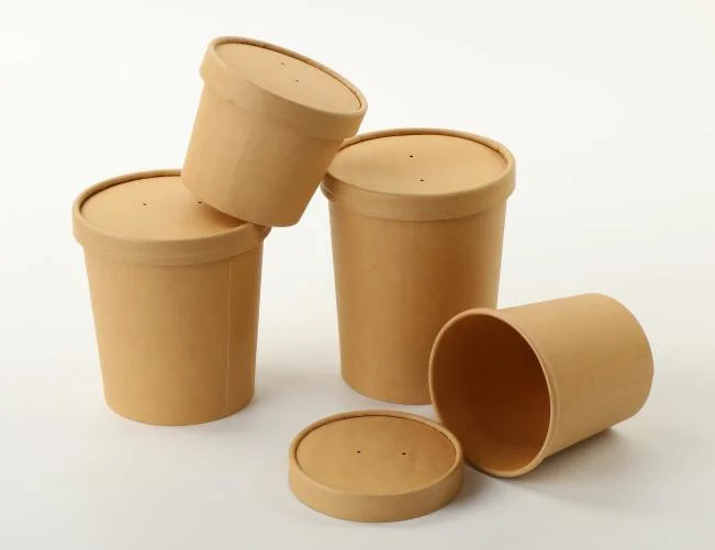 Eco-Friendly Biodegradable Soup Cups Noodle Box/Soup Box/Porridge Box