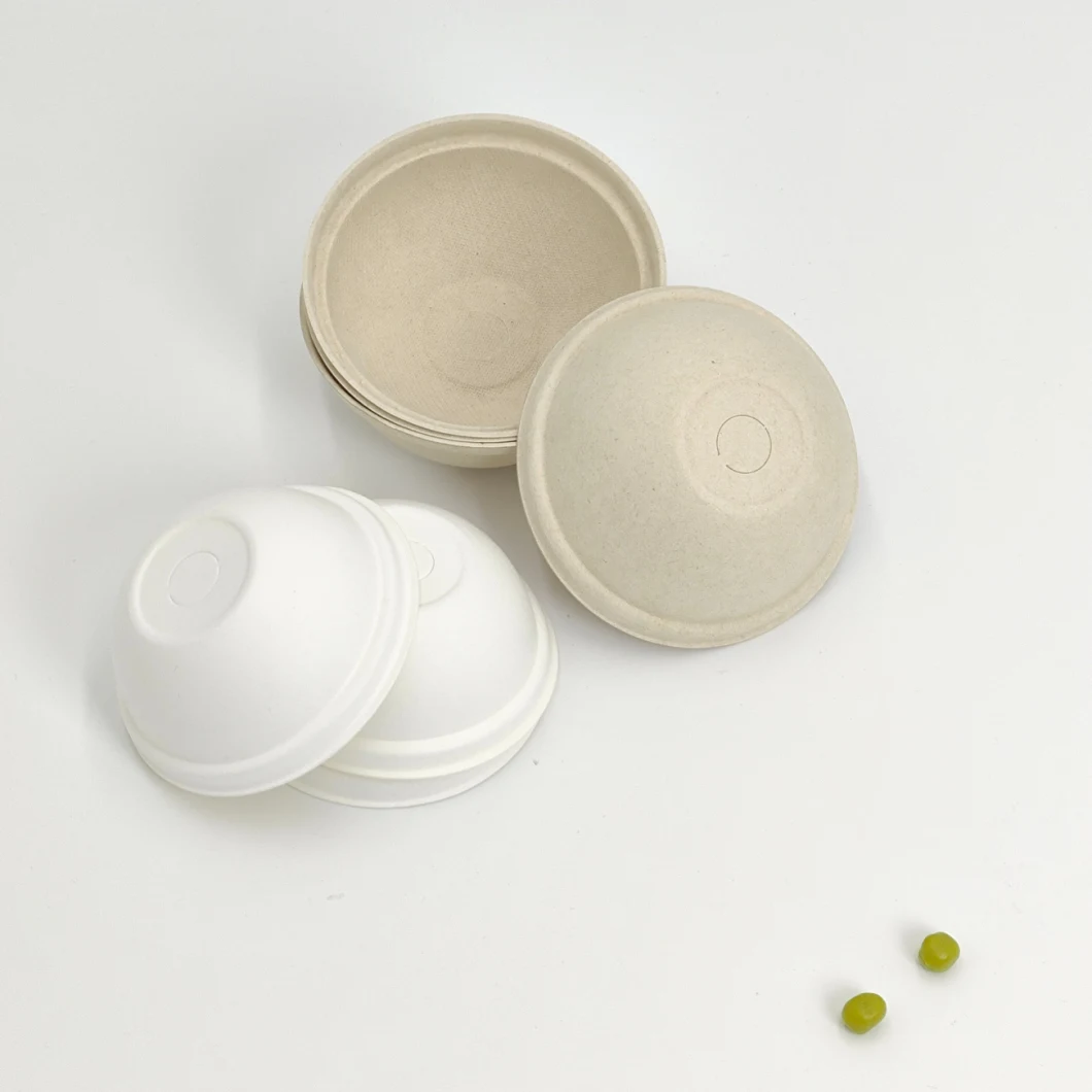 80mm 90mm Biodegradable Compostable Sugarcane Pulp Bagasse Paper to Go Packaging Coffee Cup Lid