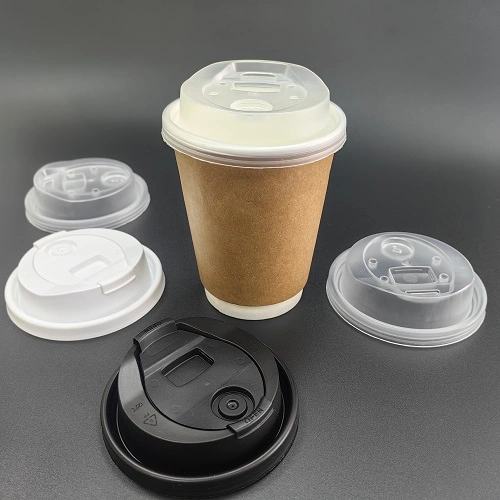 Hot Sale Dome Lid Disposable PS PP Pet Paper Plastic Clear Lids for Cups