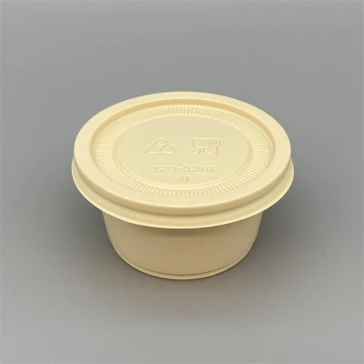 맞춤형 로고 인쇄 2oz/4oz 원형 아이스크림 컵, 생분해성 일회용 수프 컵